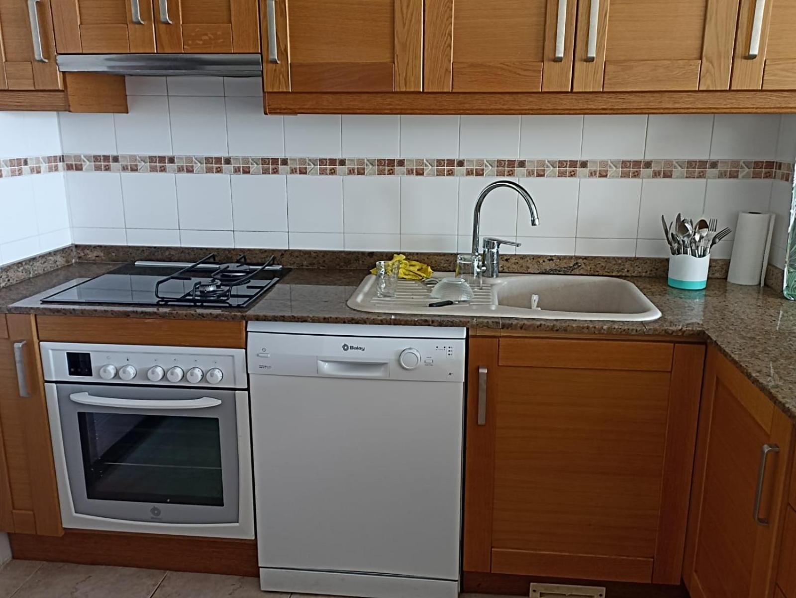 Bungalow En Primera Linea Del Mar Arenales del Sol Luaran gambar